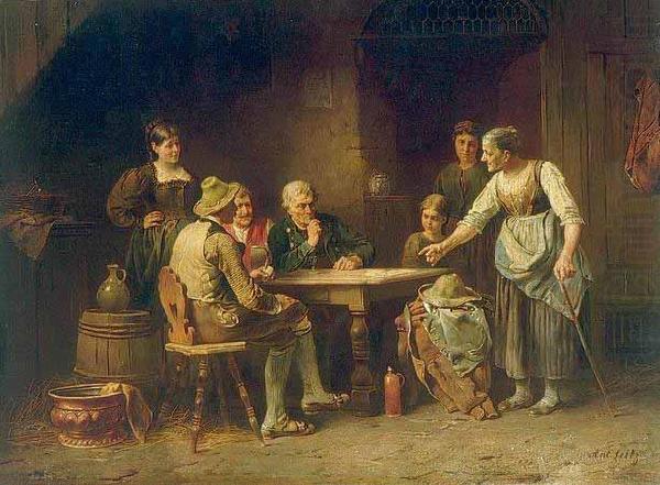 Scene at the inn, CHERICO, Francesco Antonio del